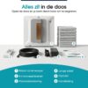 TibaGoods Robot Ramenwasser 1 TibaGoods vierkante robot ramenwasser met krachtige zuigkracht