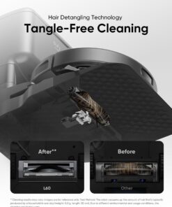 Eufy Clean L60 Hybrid SES 1 eufy Clean L60 Hybrid SES robotstofzuiger met 5.000 Pa zuigkracht