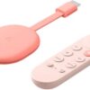 Google Chromecast – 4K – Sunrise Pink 3 Google Chromecast met Google TV 4K Sunrise Pink