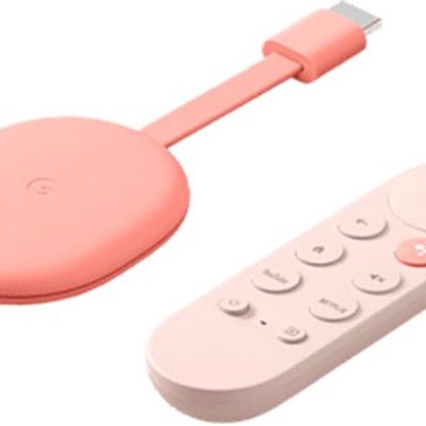 Google Chromecast met Google TV 4K Sunrise Pink