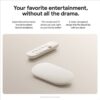 Google TV Streamer – Google TV – 4K HDR – Wit 1 Google TV Streamer afstandsbediening ergonomisch